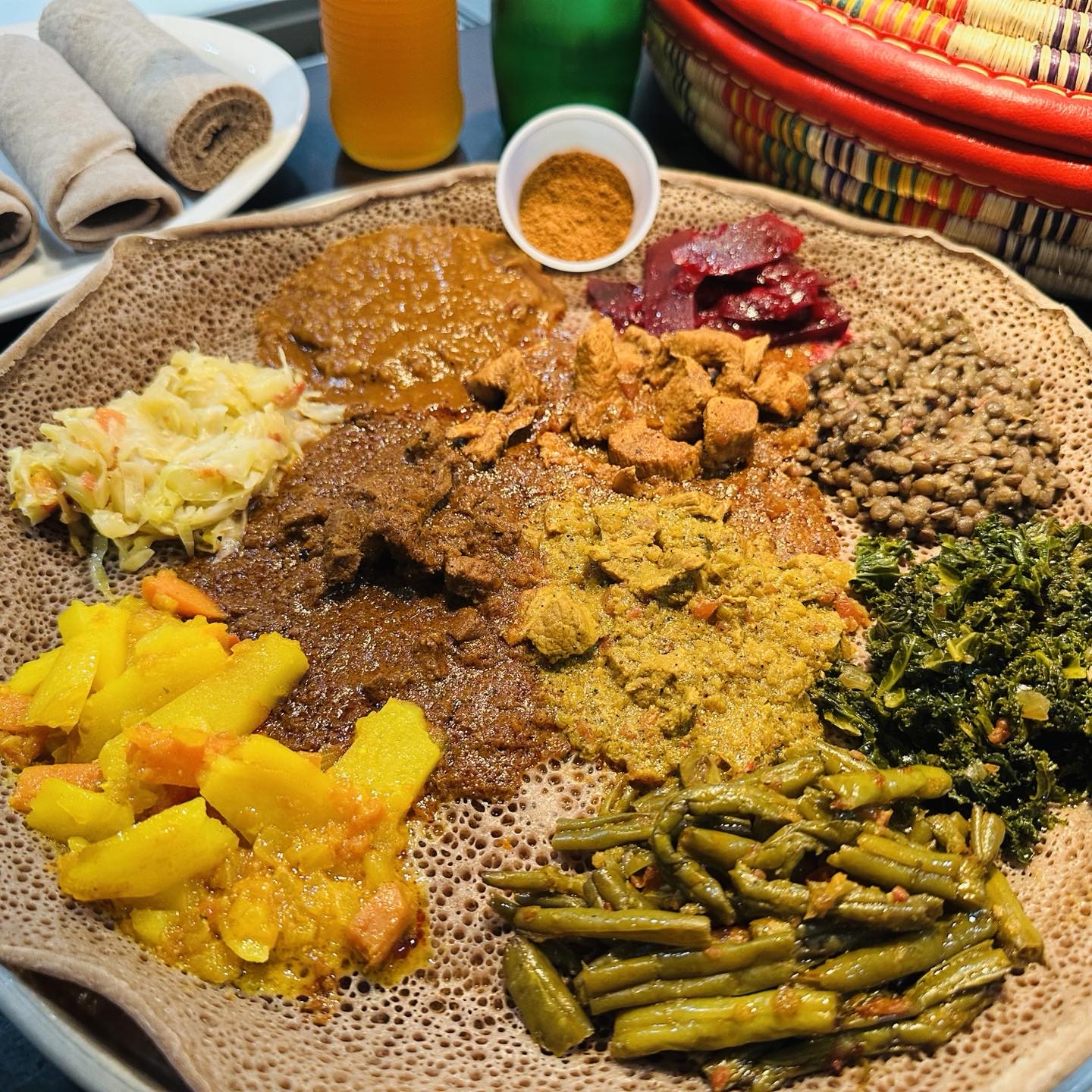 Sample platter from Mahi's